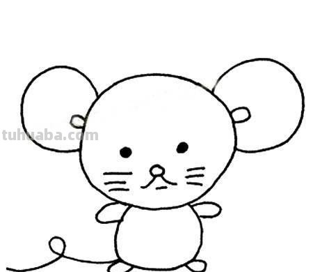 小老鼠怎么画简笔画 怎么用7+2=9画老鼠的简笔画?