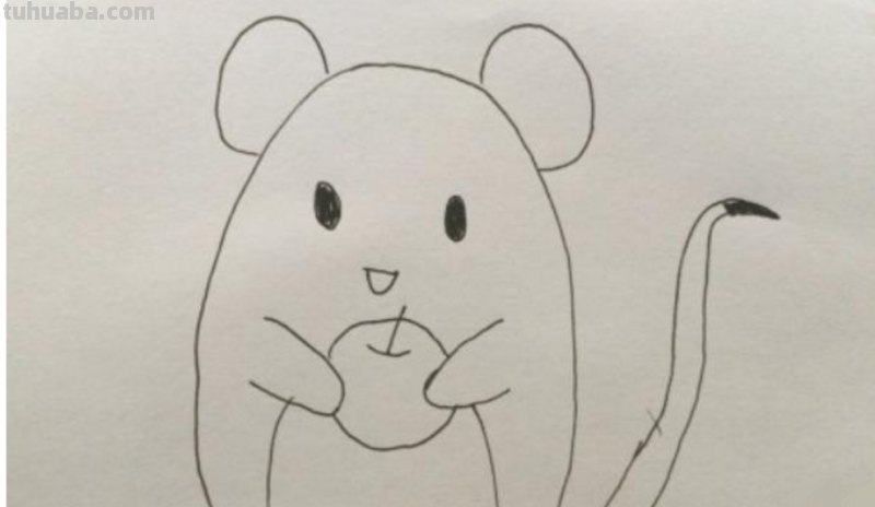 小老鼠怎么画简笔画 怎么用7+2=9画老鼠的简笔画？
