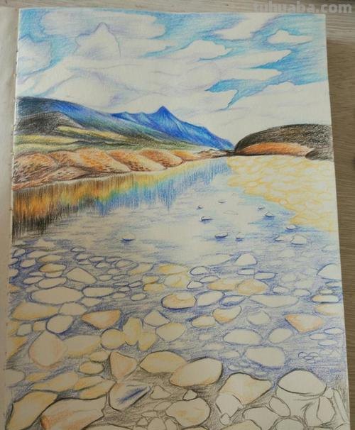 用彩铅画简单江边怎么画 怎样画彩铅画？