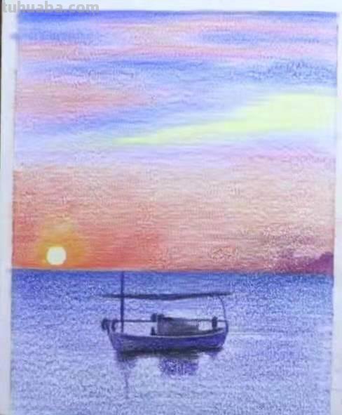 用彩铅画简单江边怎么画 怎样画彩铅画？