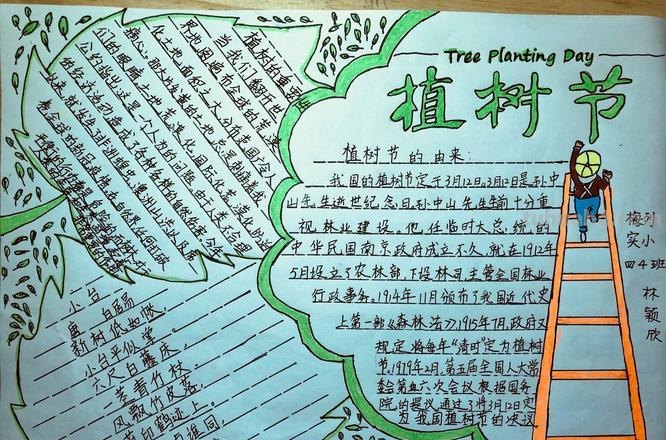 植树节的手抄报怎么画头发 植树节手抄报怎样画？