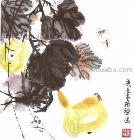 图文教程：写意昆虫画法（蜂蝶蛾）