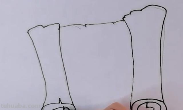 儿童简笔画书怎么画 书卷简笔画怎么画？