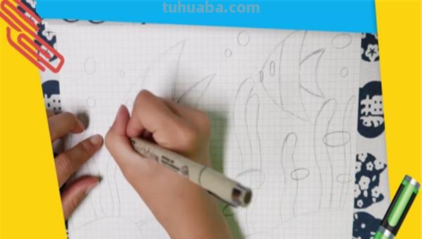 怎么画海洋世界简笔画 海底世界怎样画？