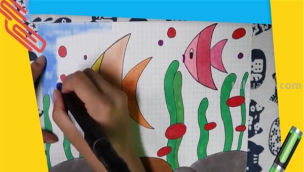 怎么画海洋世界简笔画 海底世界怎样画？