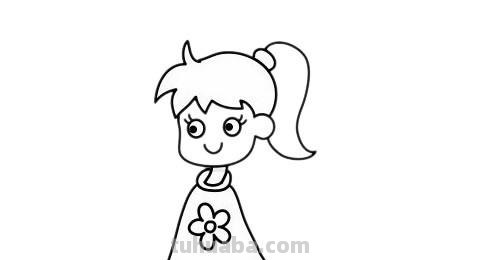 女孩的简笔画怎么画 简单好看女生的简笔画方法?