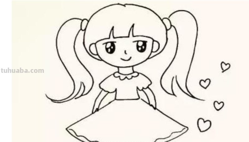 女孩的简笔画怎么画 简单好看女生的简笔画方法？