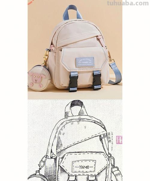 书包情绪速写 书包素描画五年级？