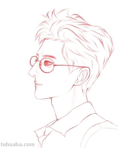 怎么画杨洋简笔画 简笔画男生怎么画,怎么画男生?
