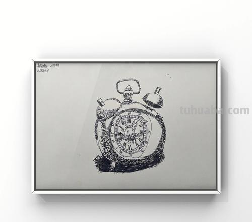 闹钟速写画技巧 描述闹钟的笔画？