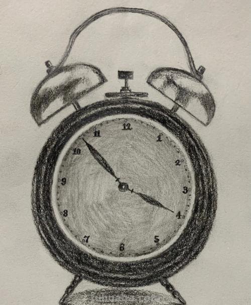 闹钟速写画技巧 描述闹钟的笔画？