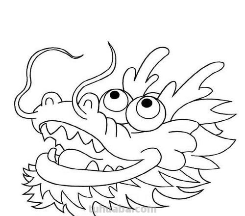龙头怎么画图片 简笔画 简笔画龙怎么画?