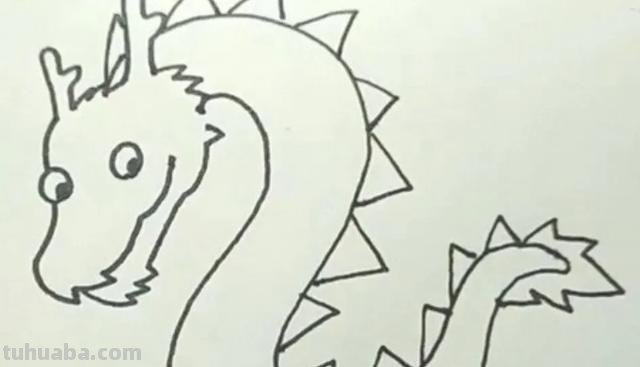 龙头怎么画图片 简笔画 简笔画龙怎么画？