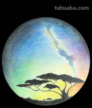 彩铅画星空和树叶怎么画 能用马克笔和彩铅绘画星空吗?怎么绘制？