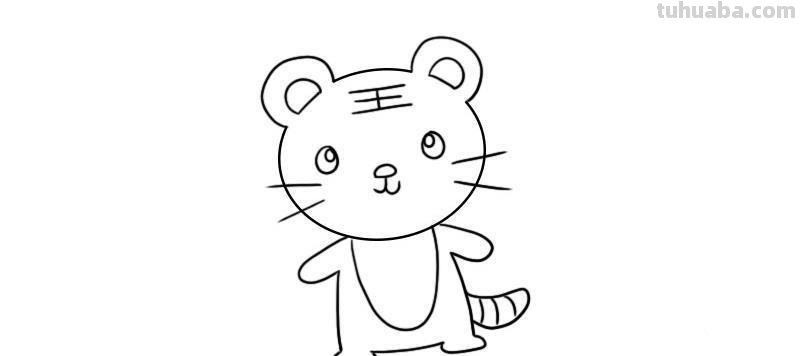 怎么画老虎的简笔画 老虎的简笔画?