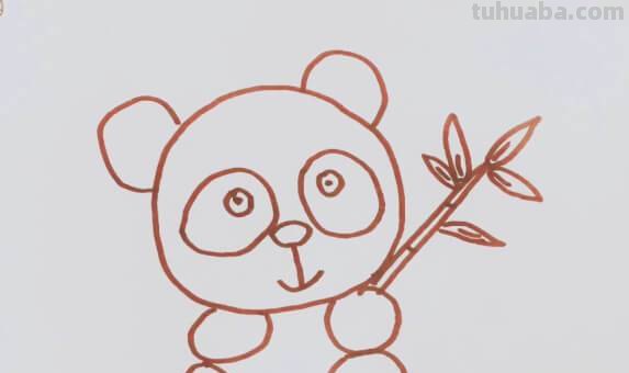 熊猫的简笔画怎么画 幼儿画熊猫简单?