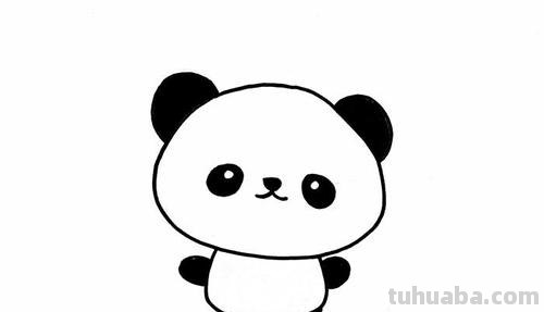 熊猫的简笔画怎么画 幼儿画熊猫简单?
