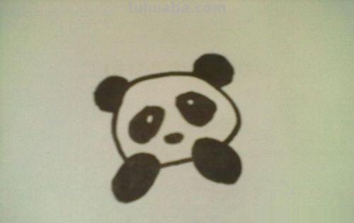 熊猫的简笔画怎么画 幼儿画熊猫简单？