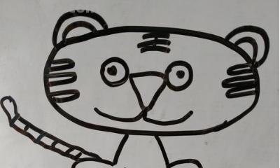 动物老虎怎么画简笔画 自学画虎最简单的方法？