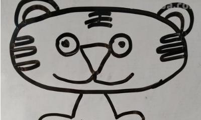 动物老虎怎么画简笔画 自学画虎最简单的方法？