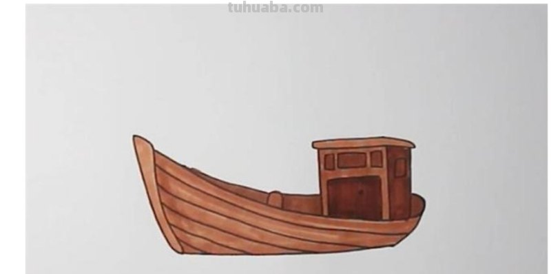 古代船怎么画简笔画 儿童画船？