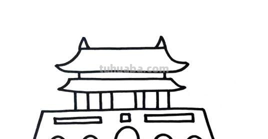 天安简笔画涂什么颜色 天安门石柱简画，涂什么颜色？