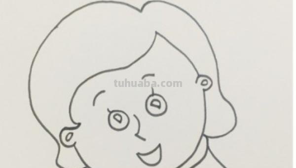 妈妈的简笔画怎么画 年轻妈妈头像简笔画法？