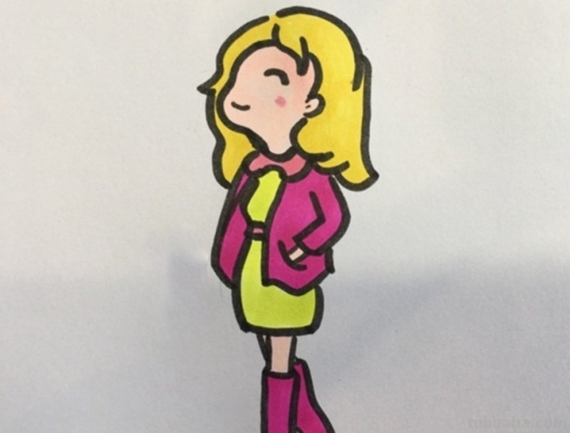 妈妈的简笔画怎么画 年轻妈妈头像简笔画法？