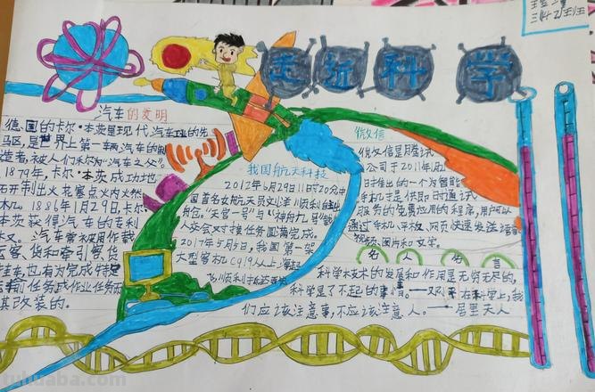 科技手抄报怎么写 科技节手抄报的字怎么写？