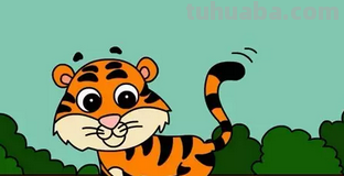 孩子最喜欢的简笔画，教你6步学会画老虎！