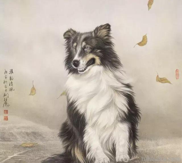 太棒了！工笔画狗的画法，超详细步骤