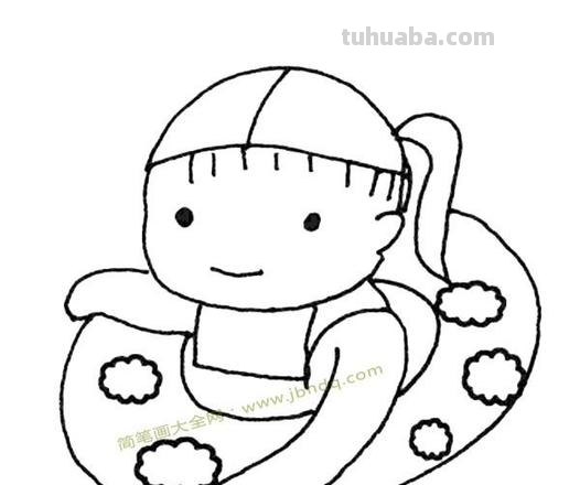 游泳的人怎么画简笔画 女孩漫画游泳怎么画？