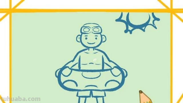 游泳的人怎么画简笔画 女孩漫画游泳怎么画？