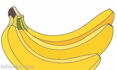 香蕉苹果怎么画简笔画 香蕉的简笔画的画法？