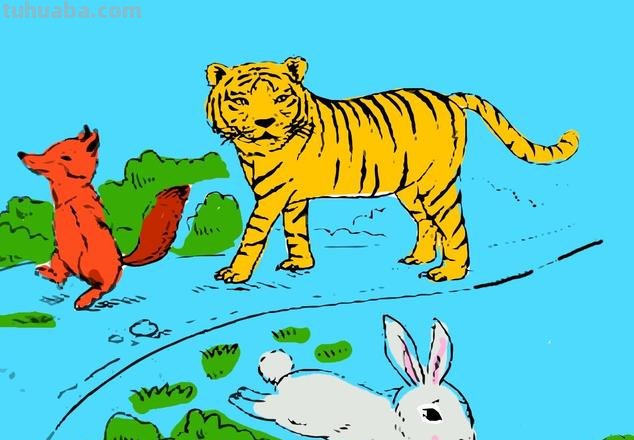 简笔画狐假虎威怎么画 怎样画小狐狸？