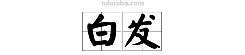 “白发”的读音是什么?
