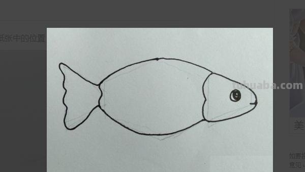 小鱼怎么画儿童简笔画 儿童简笔画：可爱小金鱼的画法？