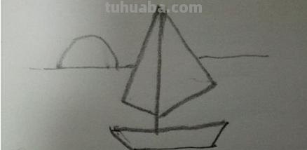 怎么画帆船图片简笔画 儿童画小小的船简画？