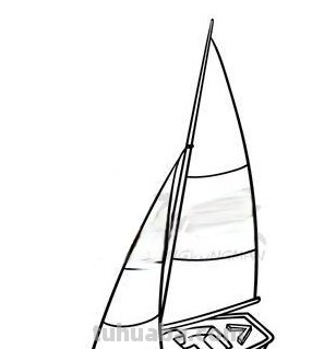 观光船速写 如何画船的风景速写？