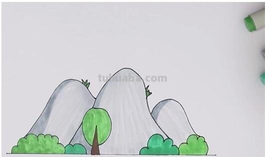 手抄报山怎么画 怎样画山简单又好看？