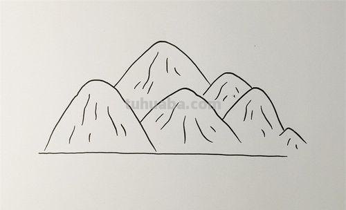 手抄报山怎么画 怎样画山简单又好看？