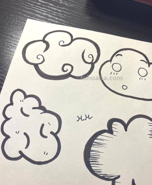 云的简笔画怎么画 可爱云的简笔画教程？