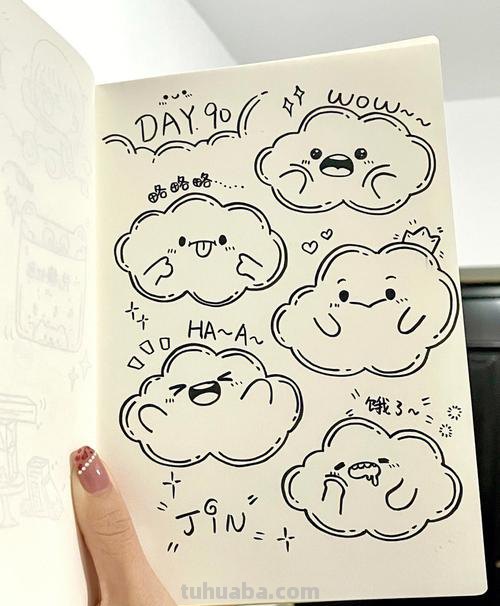 云的简笔画怎么画 可爱云的简笔画教程？