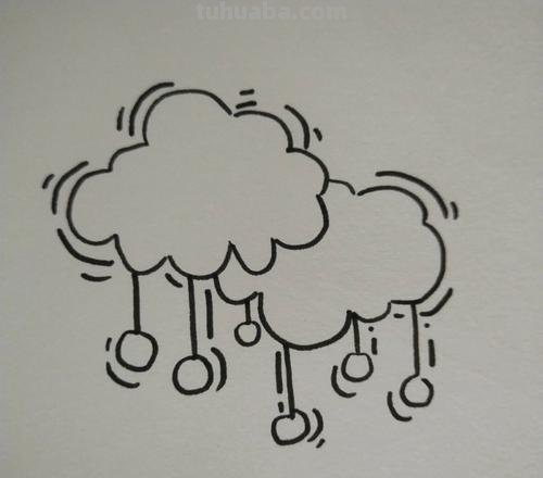 云的简笔画怎么画 可爱云的简笔画教程？