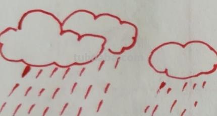 云的简笔画怎么画 可爱云的简笔画教程？