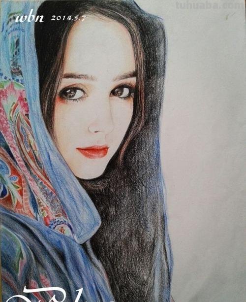 民族的人物怎么画彩铅画 彩铅手绘人物教程？
