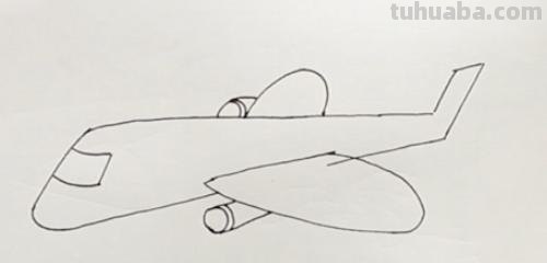 战斗飞机怎么画简笔画 最简单的战斗飞机怎么画？