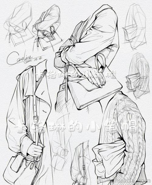 服饰皱褶速写 速写衣服褶皱七大规律？