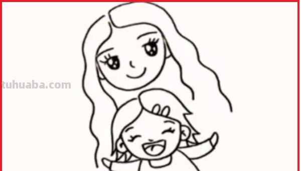 妈妈手抄报怎么画 简笔画画母亲节手抄报？