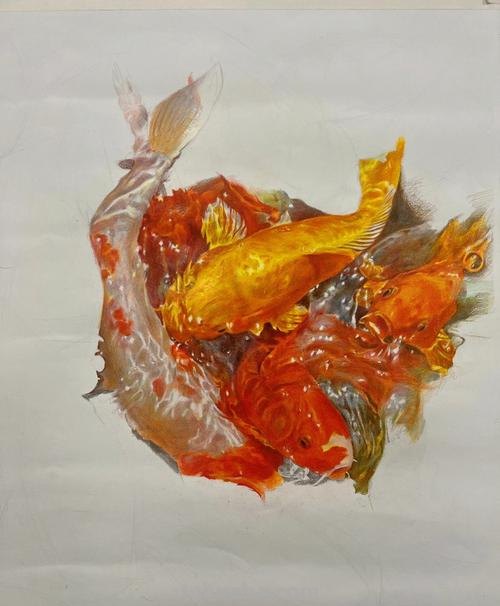 大鲤鱼的彩铅画怎么画 鲤鱼怎么用彩铅涂色好看？